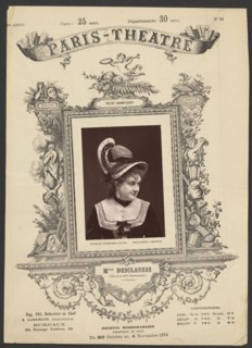 Paris Theatre: Mlle. Desclauzas, 1874. Creator: Gaston & Mathieu & Cie.