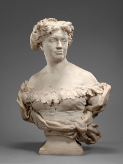 Portrait of Nadine Dumas (Madame Alexandre Dumas Fils 1827-1875), 1873-1875. Creator: Jean-Baptiste Carpeaux.