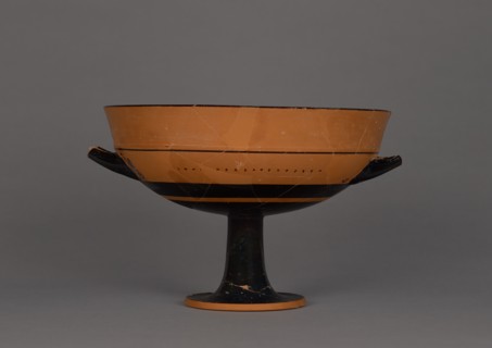 Attic Black-Figure Little Master Lip Cup, about 540 BC. Creator: Tleson Painter.