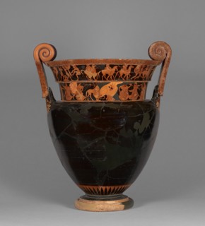Attic Red-Figure Volute Krater, 500-480 BC. Creator: Kleophrades Painter.