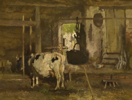 Stable Interior, late 19th-early 20th century. Creator: Adriaan Joseph Heymans.