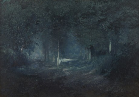 Wood by Moonlight, late 19th-early 20th century. Creator: Adriaan Joseph Heymans.