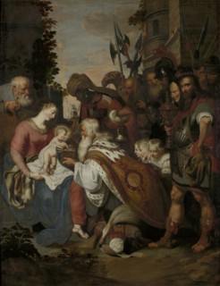 The Adoration of the Magi, early-mid 17th century. Creator: Artus Wolfordt.