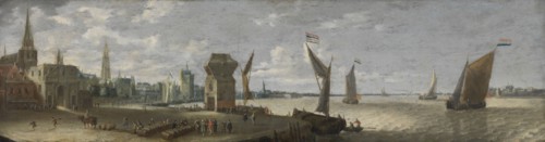 The Antwerp Shipyard, 1650. Creator: Bonaventura Peeters I.