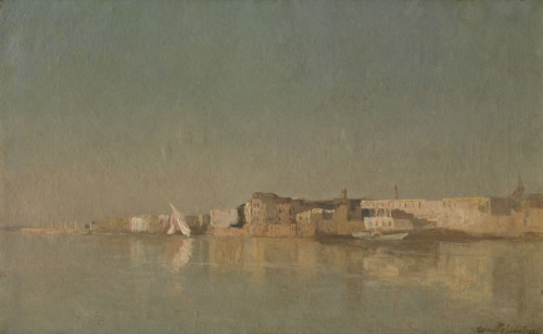 A View of Cairo, late 19th-early 20th century. Creator: Camille Wauters.