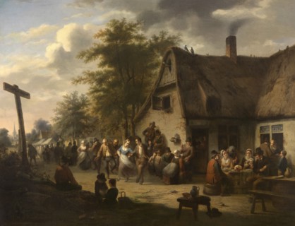 Flemish Kermis, 1849. Creator: Karel Ferdinand Venneman.
