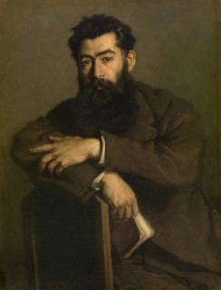 Portrait of a Man, 1875. Creator: Edouard Agneessens.