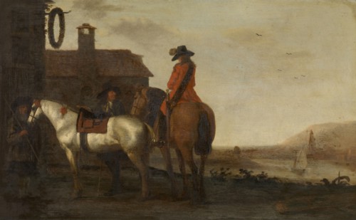 Stopping Place for Horsemen and Horses, late 17th-early 18th century. Creator: Abraham Pietersz van Kalraet.