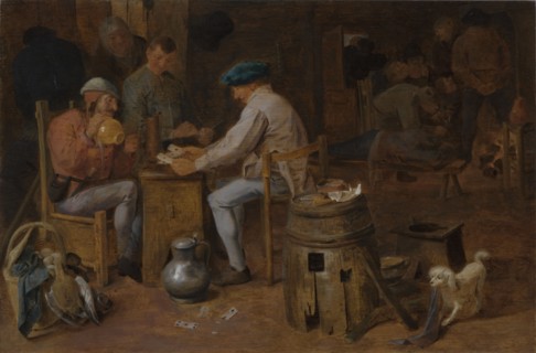 Card Players and Carousers, early 17th century. Creator: Adriaen Brouwer.