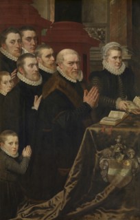 Gillis de Smidt and Seven Children, 1575. Creator: Adriaen Thomasz Key.