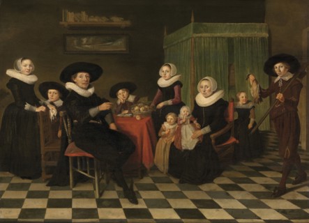 Portrait of a Family, mid-17th century. Creator: Anthonie Palamedesz.