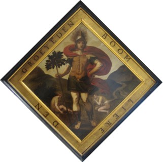 Blazon of the Chamber of Rhetoric "The Growing Tree" in Lier, 1561. Creator: Chrispijn van den Broeck.