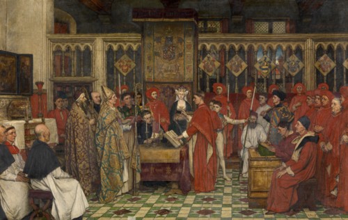 The First Chapter of the Order of the Golden Fleece, 1893-1900. Creator: Albrecht De Vriendt.