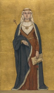 Joan of Flanders, Daughter of Baldwin of Constantinople, 1889. Creator: Albrecht De Vriendt.