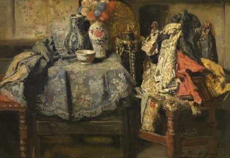 Still Life Requisites, 1885. Creator: Henri Jean Augustin de Braekeleer.