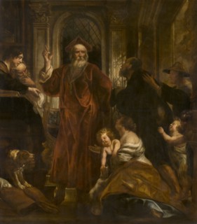 Saint Ivo of Brittany, c1620-1670. Creator: Jacob Jordaens I.