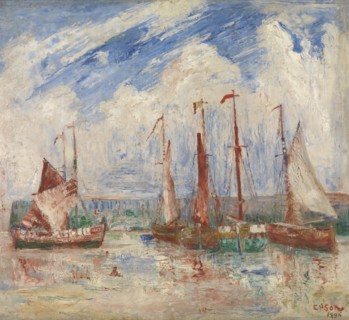 Sloops, 1890. Creator: James Ensor.