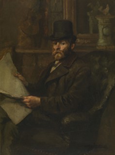 The Sculptor Robert Fabri, c1890s. Creator: Jan Stobbaerts.