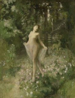Shower of Roses, c1890s. Creator: Jan Stobbaerts.