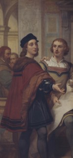 The Painters Raphael and Bernard van Orley, (c1520s), 1862-1872. Creator: Nicaise de Keyser.
