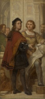 The Painters Raphael and Bernard van Orley, (c1510s), c1860s. Creator: Nicaise de Keyser.