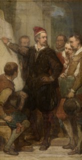 The Painter Denys Calvaert in Bologna, (c1570s), c1860s. Creator: Nicaise de Keyser.