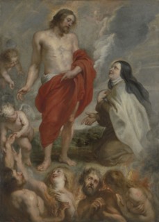 Saint Teresa of Ávila Interceding for Bernardino de Mendoza in Purgatory, 1630-1635. Creator: Peter Paul Rubens.