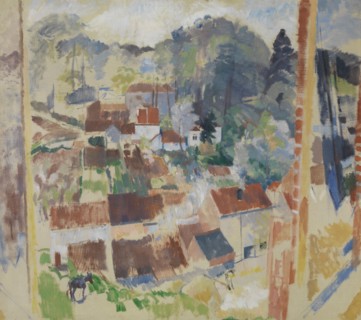 Open Window on Bosvoorde, 1914. Creator: Rik Wouters.