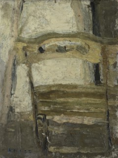 Back of a Chair, 1880. Creator: James Ensor.