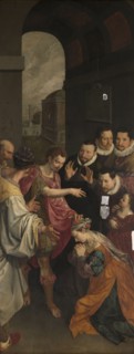 Miraculous Healing of Zoë, 1575. Creator: Ambrosius Francken I.