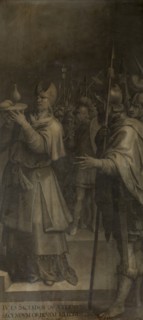 Abraham and Melchizedech, 1589-1596. Creator: Ambrosius Francken I.