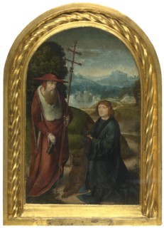 Saint Jerome and Donor, 1500-1515. Creator: Anon.