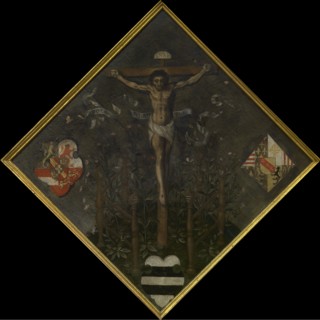 Blazon of the Diest Chamber of Rhetoric "De Christus-ooghen", 1561. Creator: Anon.
