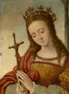 Saint at Prayers, 16th century. Creator: Anon.
