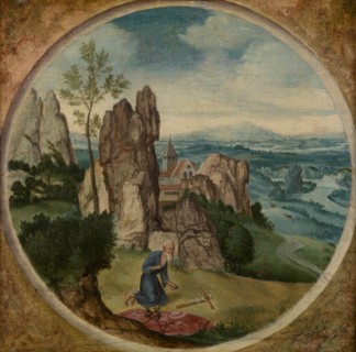 Saint Jerome in a Landscape, 1525-1550. Creator: Anon.