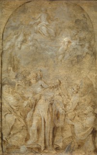 Saint Augustine in Ecstasy, 1628. Creator: Anthony van Dyck.
