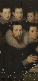 Donor with Five Sons, c1620s. Creator: Cornelis de Vos.