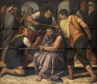 Crowning with Thorns, 1565. Creator: Lambert van Noort.