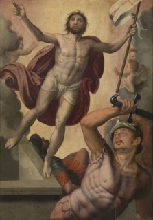 Resurrection of Christ, 1565. Creator: Lambert van Noort.