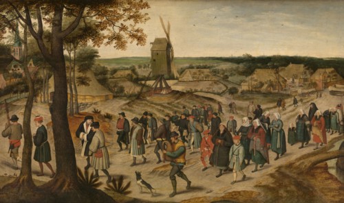 A Wedding Procession, 1630. Creator: Pieter Brueghel the Younger.