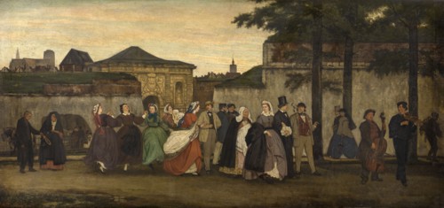 Antwerp Wedding, 1866. Creator: Willem Linnig II.