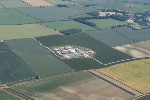 Anaerobic digestion and biogas plants under construction nr Burton Agnes, East Riding of Yorks 2022. Creator: Emma Trevarthen.