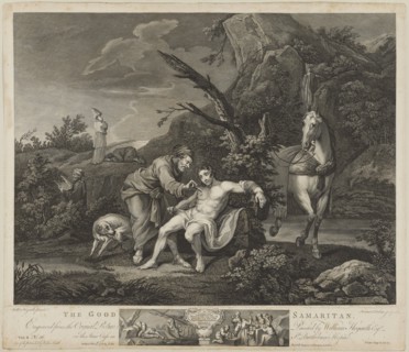 The Good Samaritan, 1772. Creators: Simon François Ravenet, Victor Marie Picot.