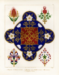 Floriated ornament: a series of thirty-one designs by Augustus Welby Pugin, architect..., 1849. Creator: H C Maguire.