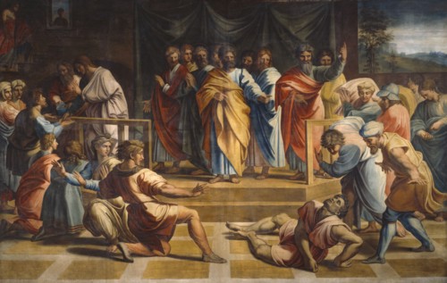 Ananias and Sapphira, 1729-31. Creator: Sir James Thornhill.