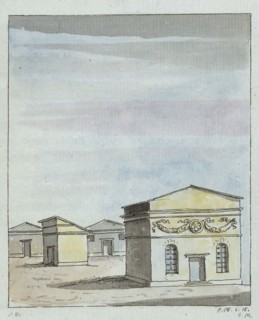 Houses at Spoleto, 1786.  Creator: Elias Martin.