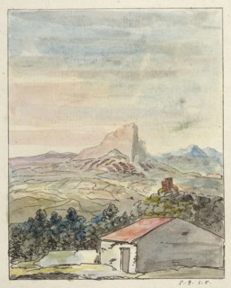 On the way to Girgenta, 1786.  Creator: Elias Martin.