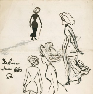 Fashion, June 1880, June 1880. Creator: Sir John Gilbert.