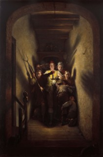 The Night Alarm: the Advance!, 1871. Creator: Charles West Cope.
