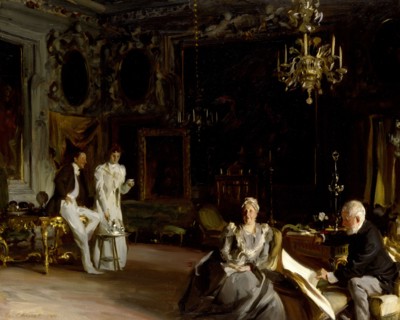 An Interior in Venice, 1899. Creator: John Singer Sargent.
